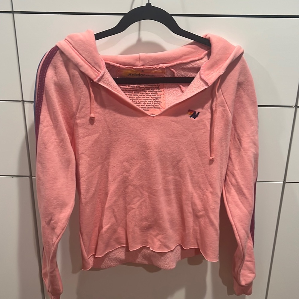 Aviator nation cropped hoodie